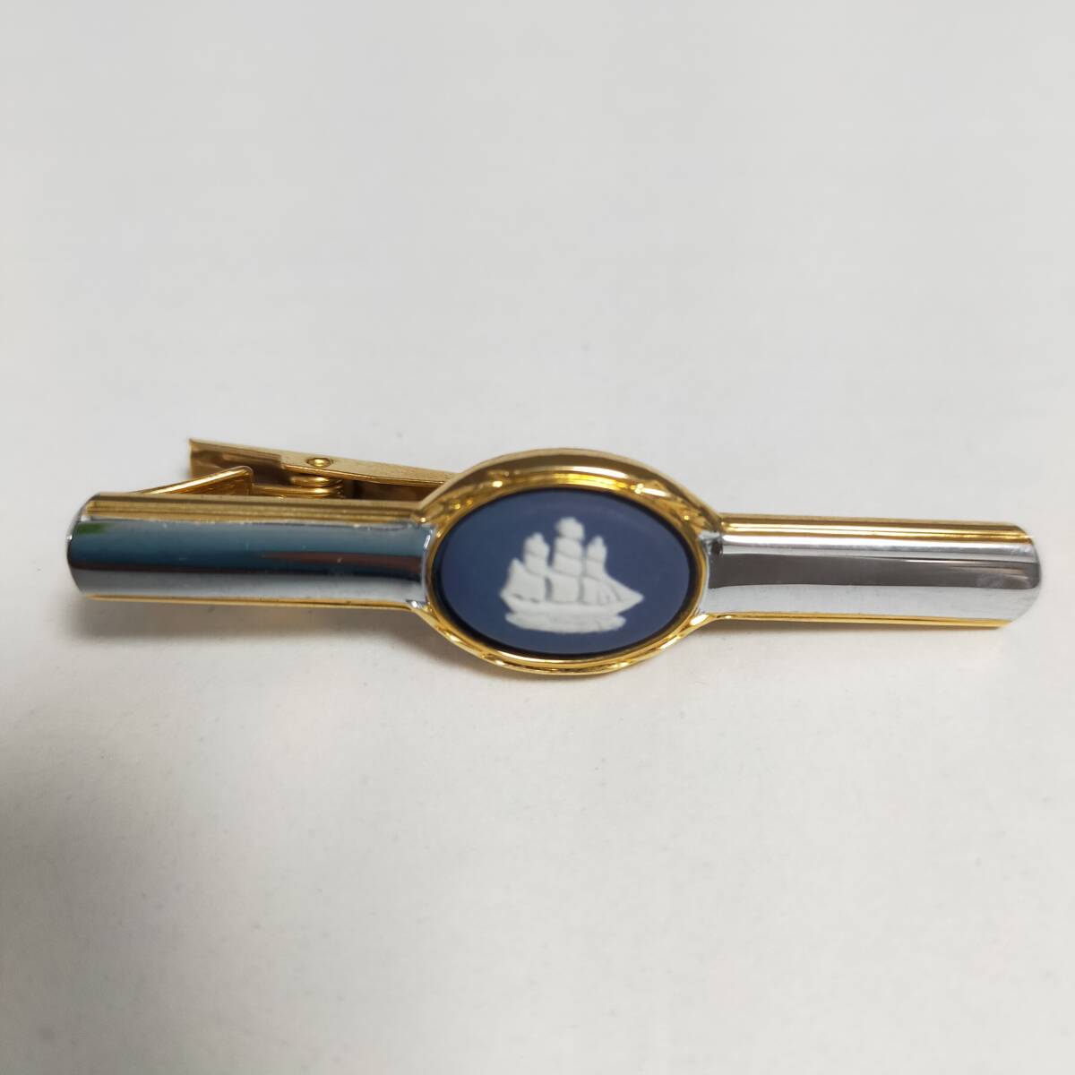 ▲ 10/21 296584 WEDGWOOD ウエッジウッド タイピン メンズアクセサリー ジャスパー コンビカラー拍卖