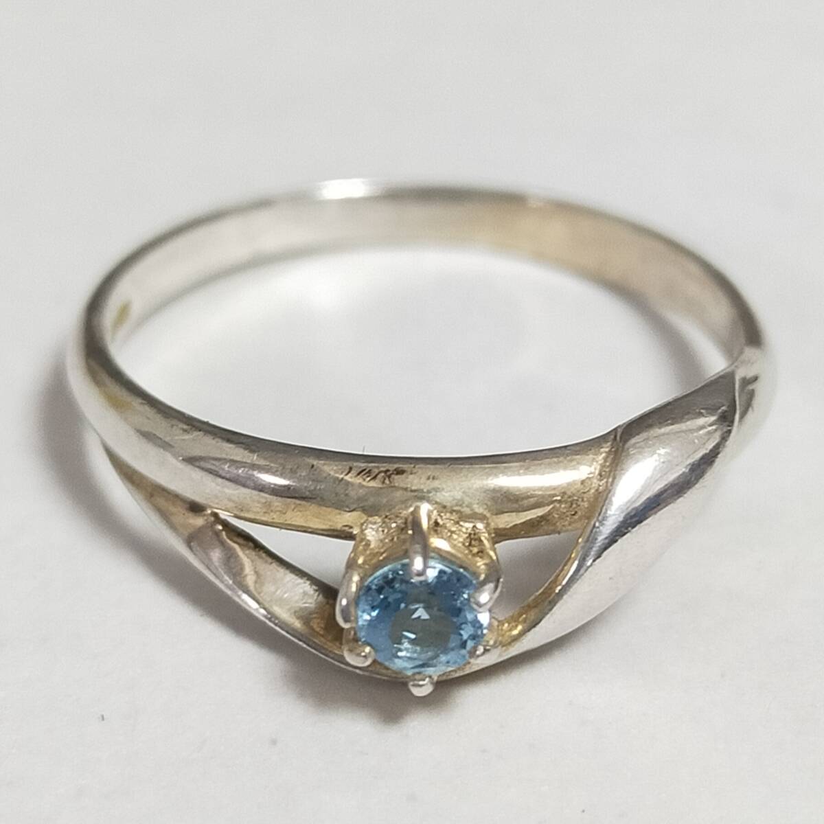 5710/30 GJ72301 4℃ ヨンドシー リング 指輪 SILVER ブルー系 天然石 アクセサリー used 現状品拍卖