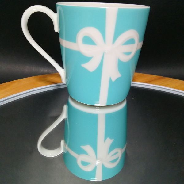 新品未使用◇自宅保管 ティファニー ブルーリボン マグカップ TIFFANY&CO. ※追加出品予定あり拍卖
