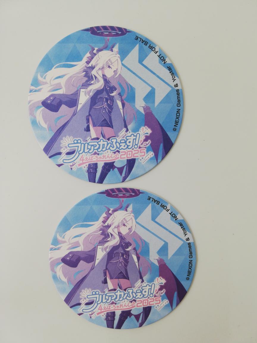 ブルーアーカイブ ブルアカふぇす 空崎ヒナ 特典 コースター ×2 76DCXX拍卖