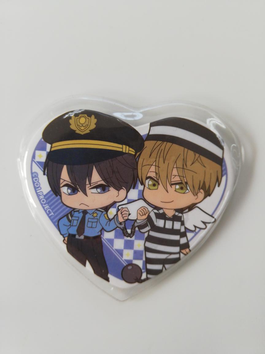 缶バッジ 西條 東谷 ハート 抱かれたい男1位に脅されています ケース付き 7ECPUK拍卖