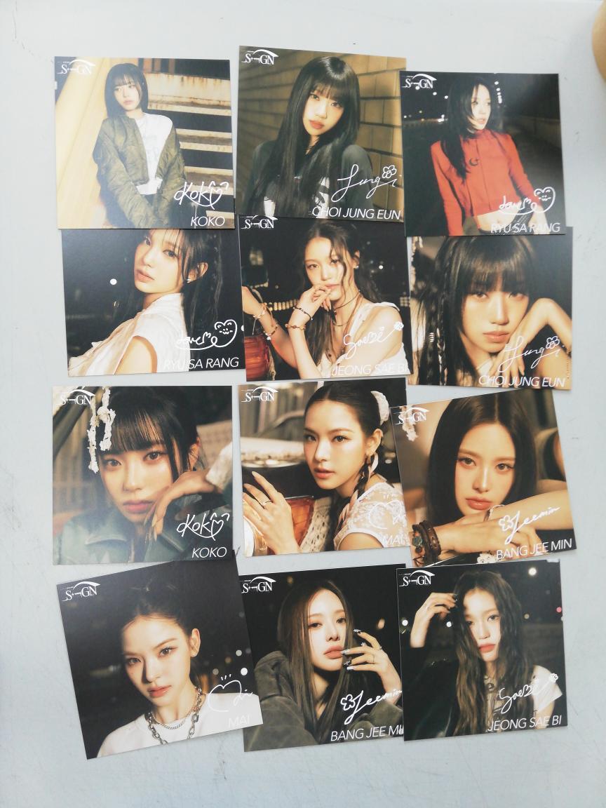 ポストカード izna フライヤー sign 全員コンプリートセット 7HCTW4拍卖