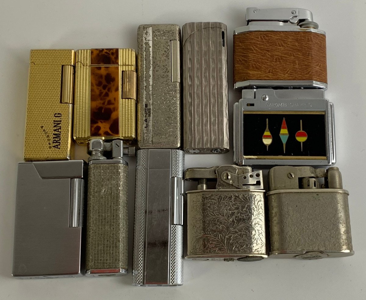 1000円スタート【R】■着火未確認 ガスライター ランセル マルマン ハドソン 他 ジャンク 喫煙具 現状品 11点 まとめ★okoy4135508/f9097拍卖