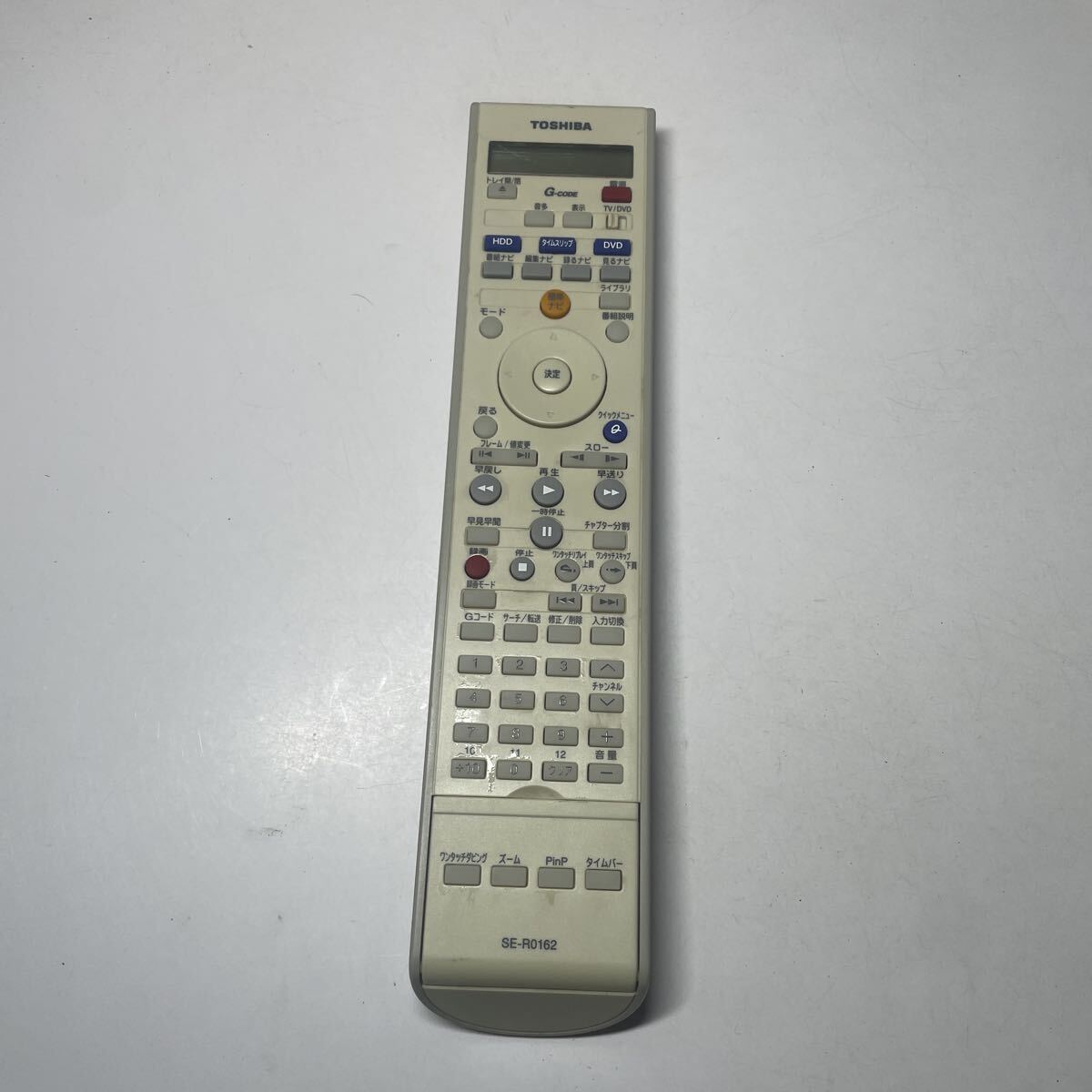 (z5)HDD&DVD レコーダーリモコン 東芝 SE-R0162 TOSHIBA拍卖