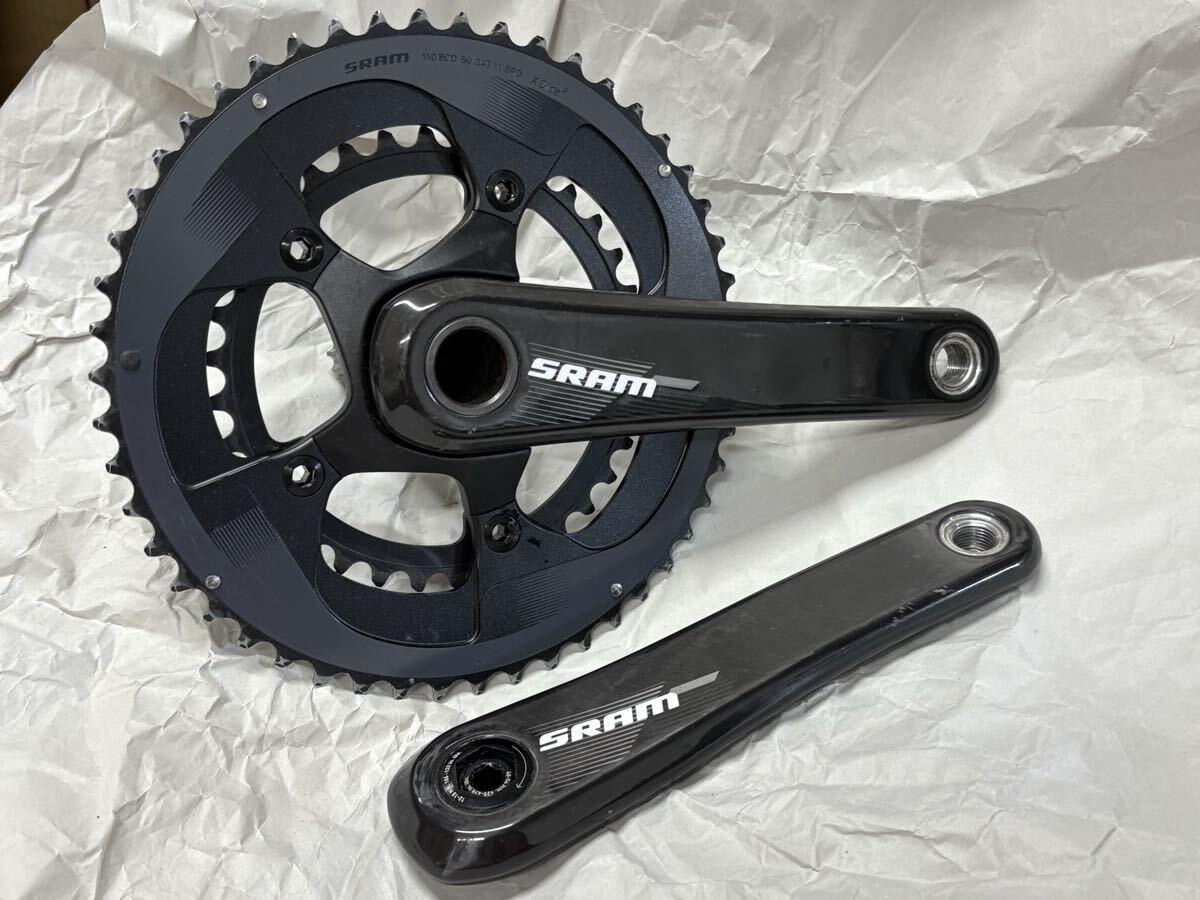 SRAM カーボンクランクセット GXP FORCEグレード USED拍卖