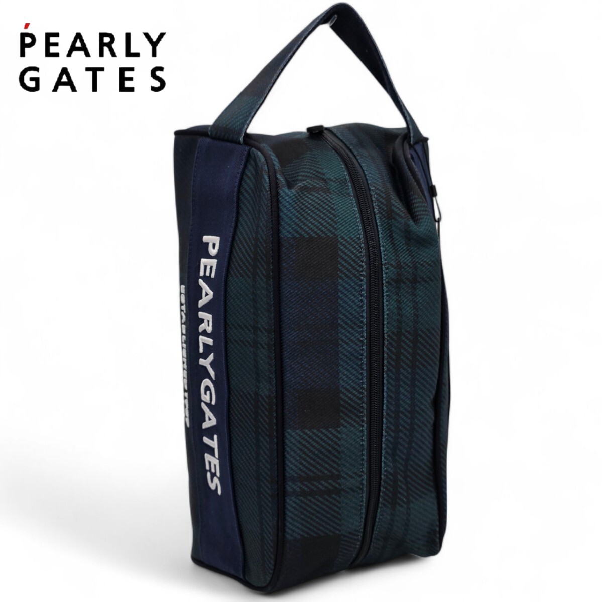 ★新品正規品 PEARLYGATES/パーリーゲイツ ブラックウォッチシューズケース (UNISEX)拍卖