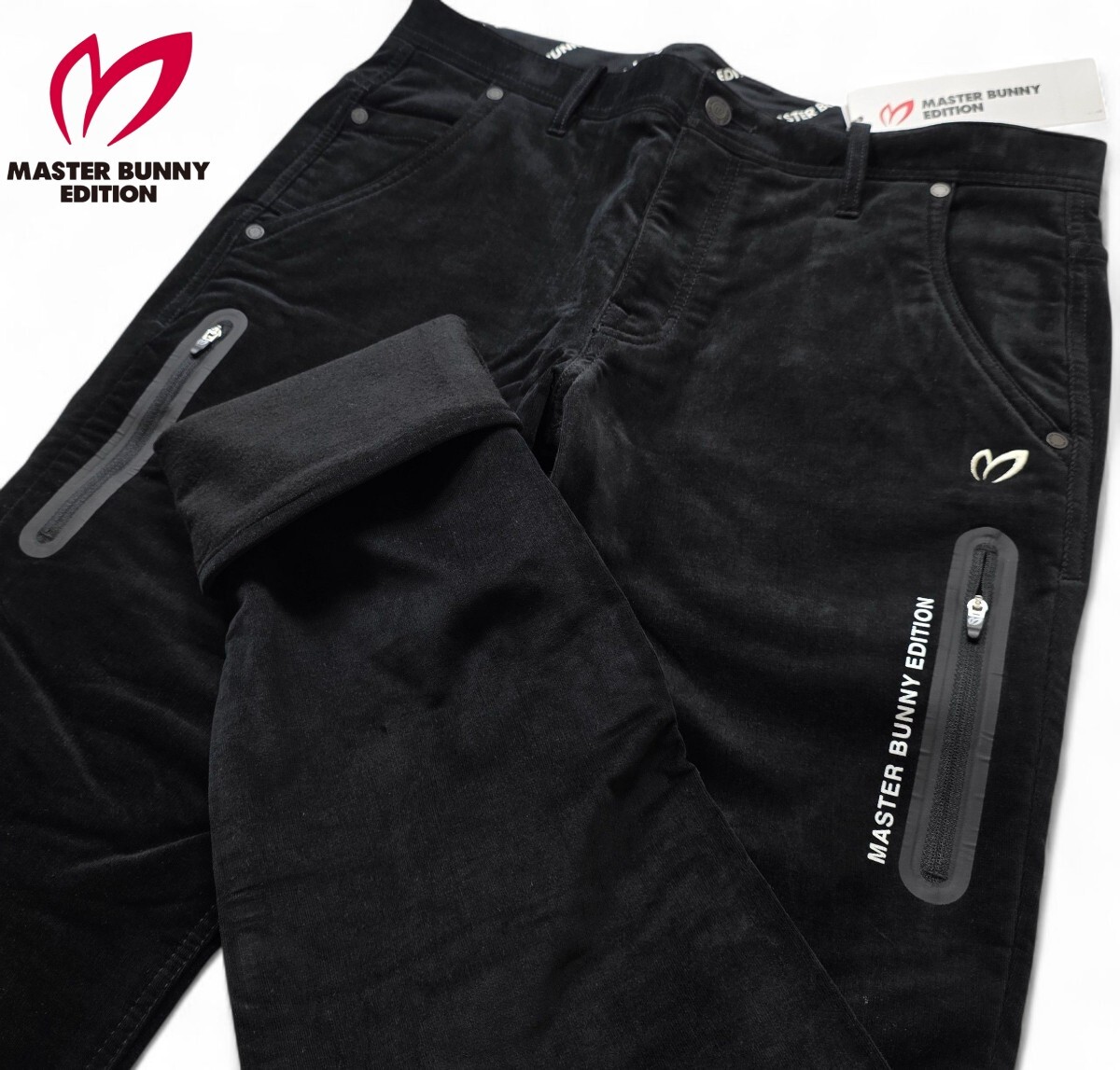 ★新品正規品 PEARLYGATES/マスターバニーエディション C/Mストレッチモールスキン 5ポケットパンツ 5(L) 拍卖