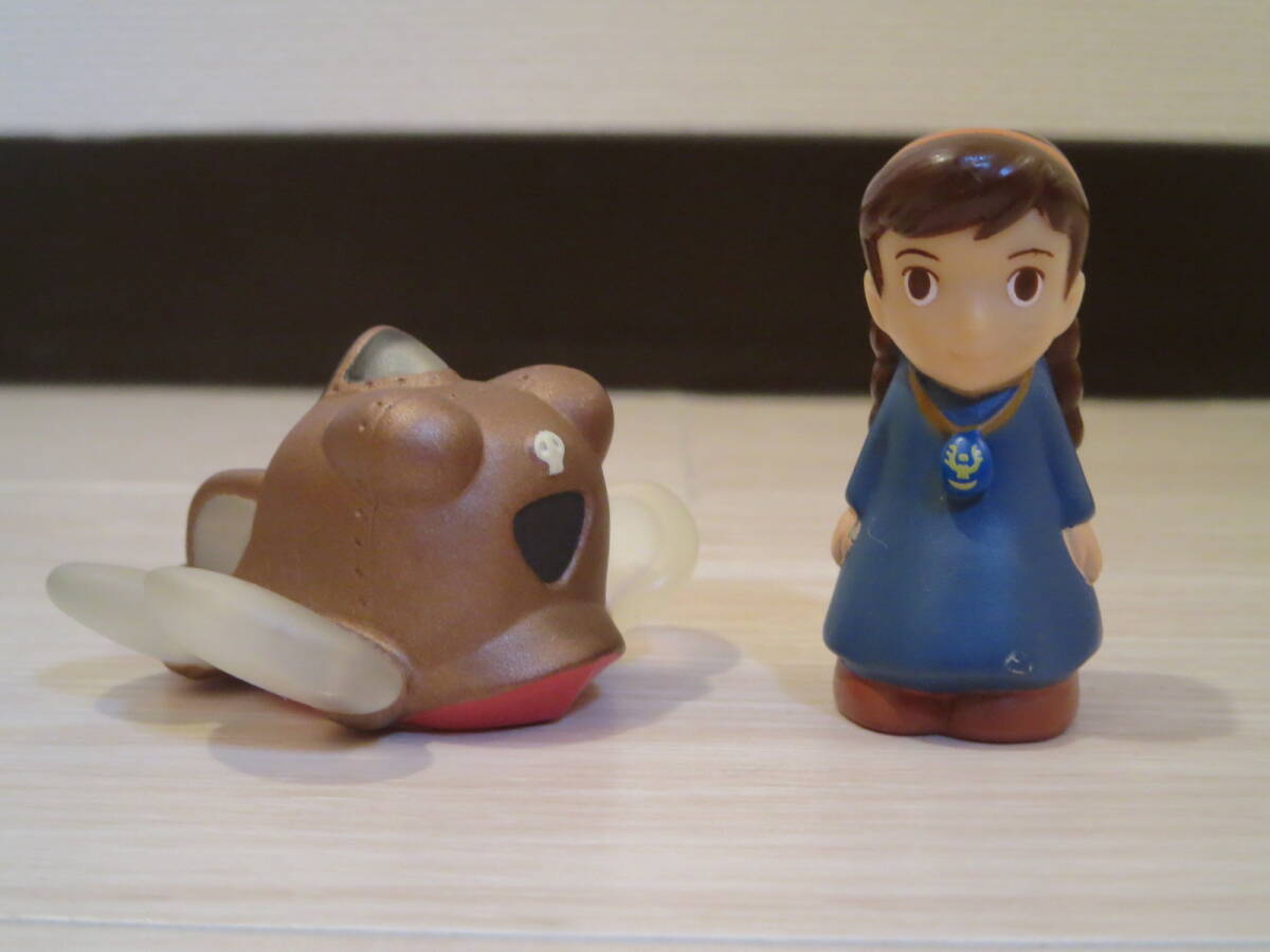 ロ ジブリ 天空の城ラピュタ【シータ&フラップター】指人形 ソフビ フィギュア拍卖