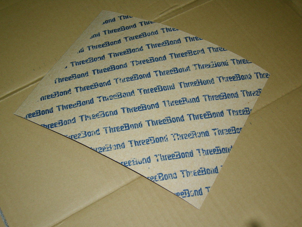 1.0mm厚 クリックポスト発送 スリーボンド製 高品質 ガスケット シート パッキンシート 25cm×20cm 150°耐熱 耐ガソリン 耐油 耐溶剤拍卖