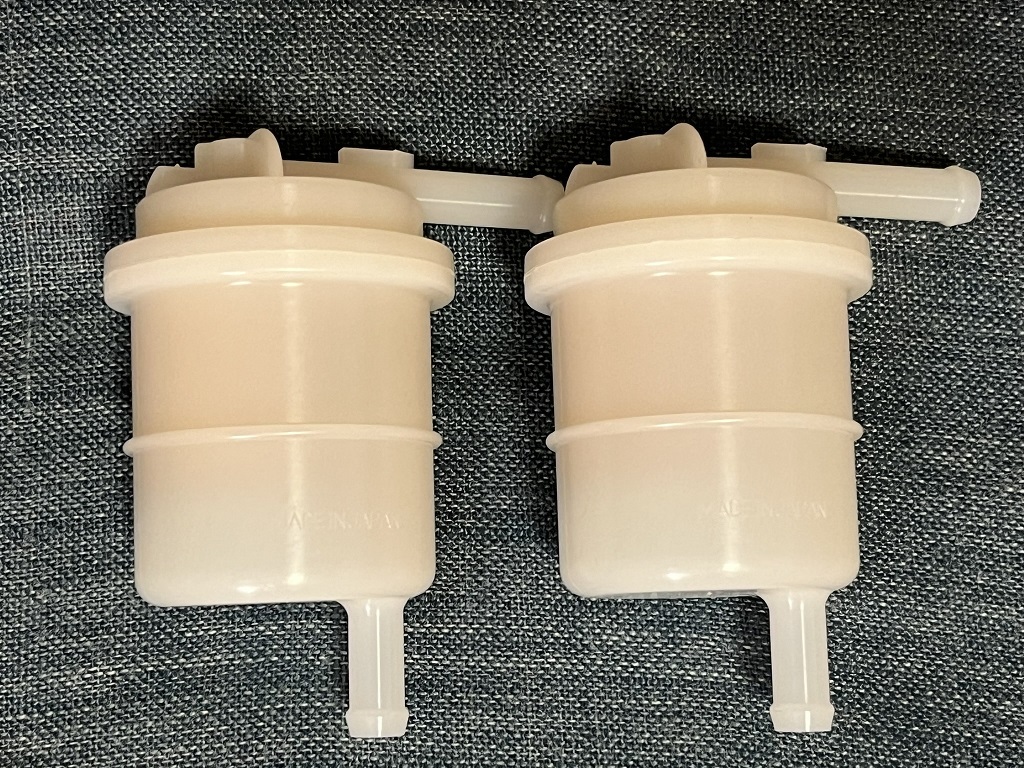 お得2個Set 安心の日本製 8mm ホース用 フューエル フィルター L形 旧車に最適 燃料 エレメント 狭い箇所で取廻しやすいL形 Made In JAPAN拍卖