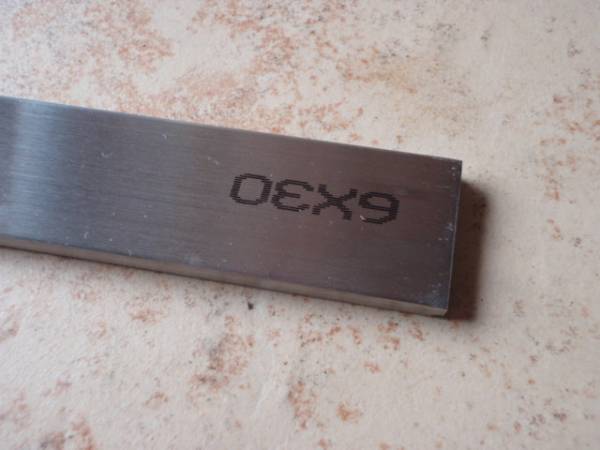 SUS304 ヘアーライン フラットバー ステンレス 6×30×900mm拍卖