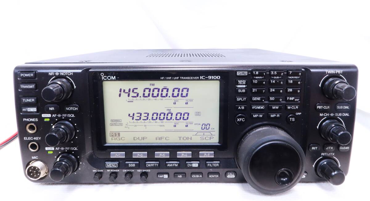 アイコム IC-9100 EME仕様 ゼネカバ送信 HF~430MHz 100W ハイパワー機 D-STAR拍卖