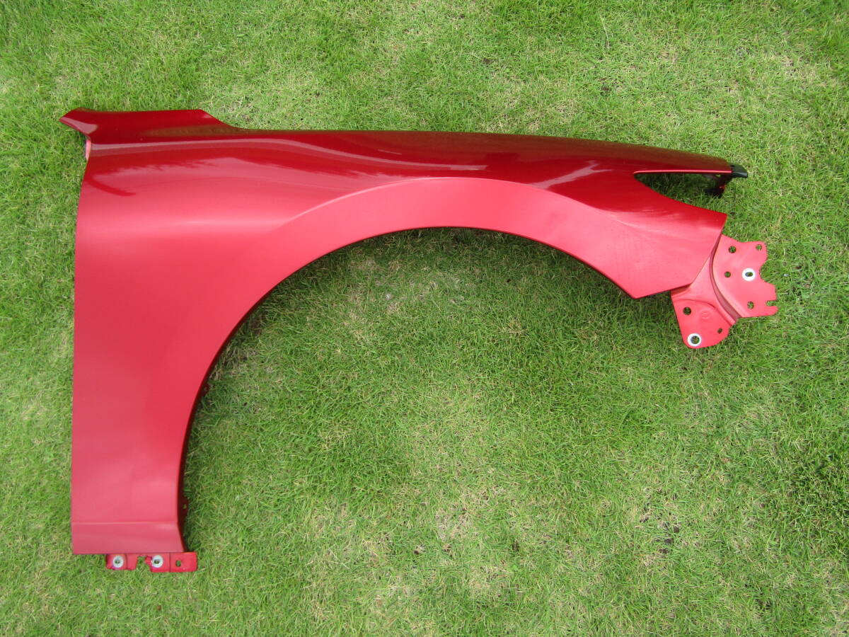 マツダ3 MAZDA3 純正 右 フロントフェンダー レッド フェンダー ■■ 13100102拍卖