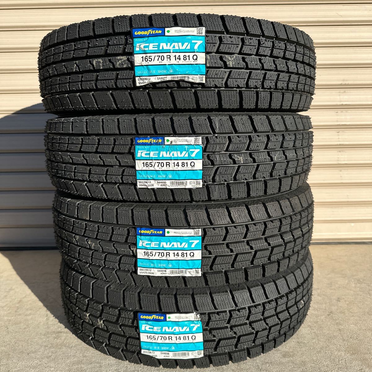 【2024年日本製】法人4本/28000円~◆領収書発行可165/70R14 165/70-14 GOODYEAR グッドイヤー ICE NAVI7 アイスナビ7 スタッドレス ◆ 拍卖