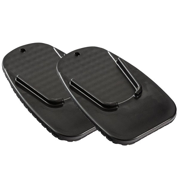 黒x2枚 バイク用サイドスタンドパッドサーキット駐車も安心 YZM001拍卖