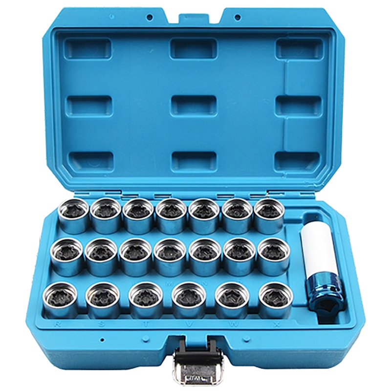 21点セット Audi VW 適合 セキュリティマスター ホイールロックナット ボルト取り外しマスターキーツール B253拍卖