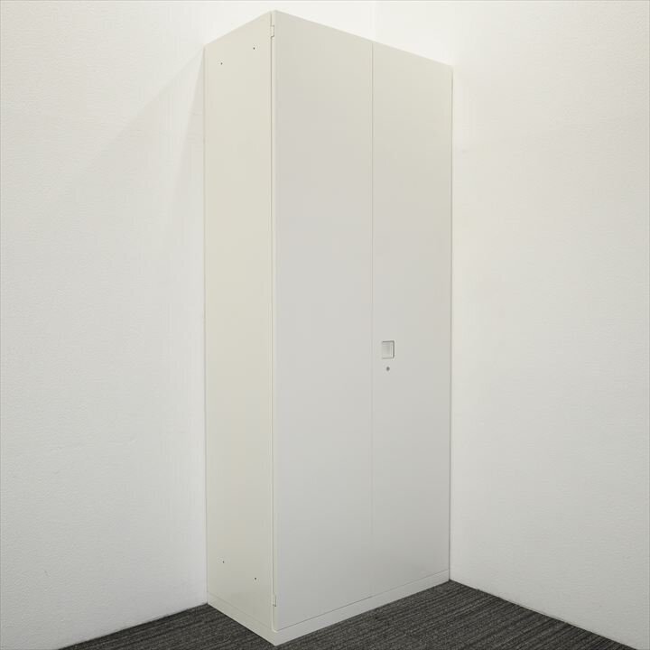 オカムラ レクトライン 両開き書庫 フラットヒンジ H2150 ZA75色 中古拍卖