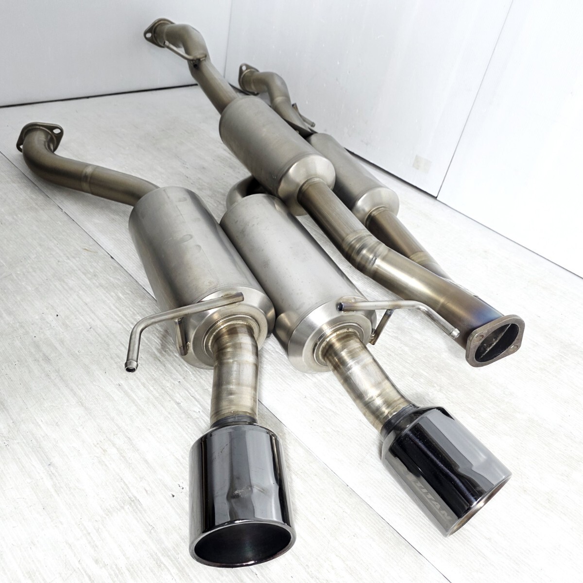 日産 スカイライン V36 セダン R1 TITAN 軽量 フルチタンマフラー リアピース センターパイプ KV36 PV36拍卖