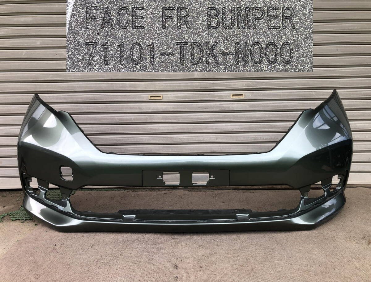 GB5 GB6 フリード GB7 GB8 フリードハイブリッド 後期 フロントバンパー シルバーミストグリーンメタリック G550M拍卖