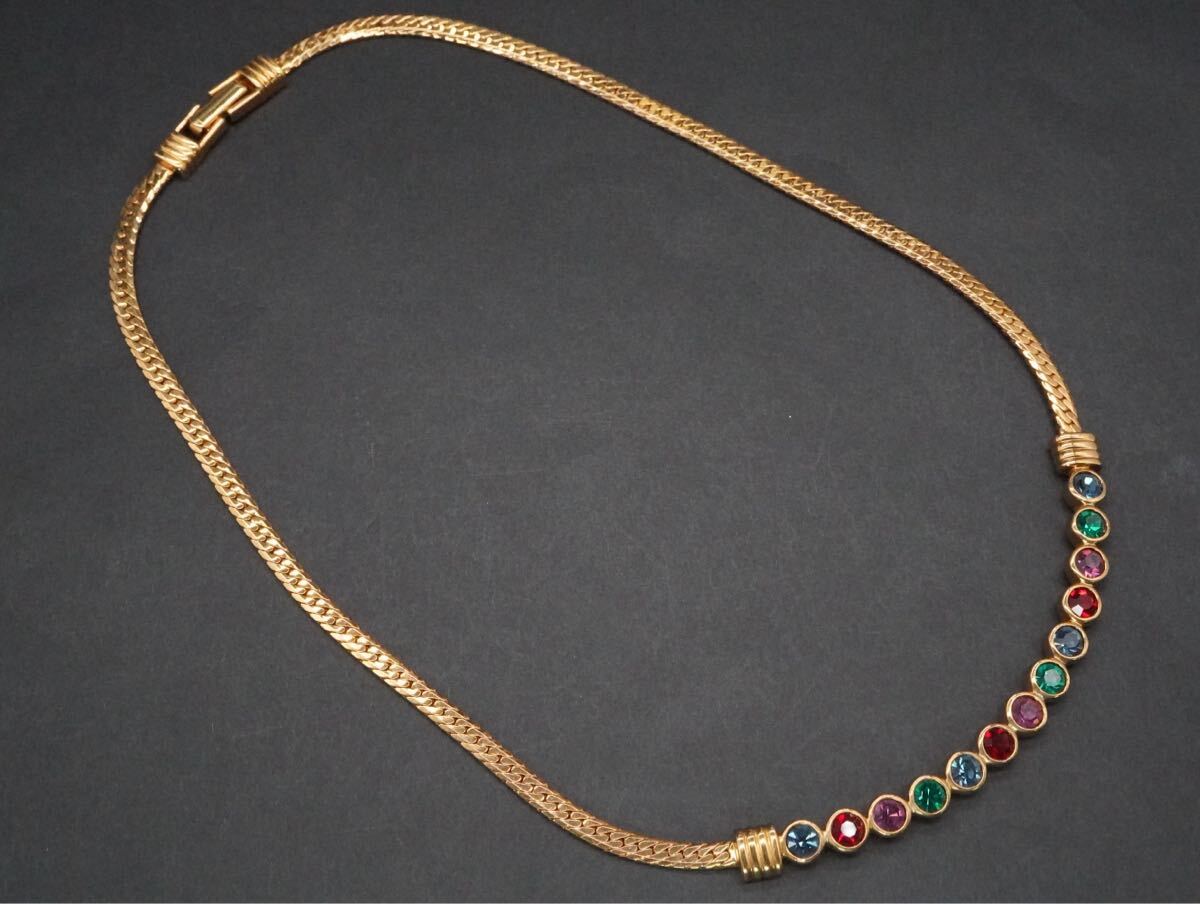 【594】SWAROVSKI スワロフスキー ネックレス 長さ約40cm アクセサリー TIA拍卖