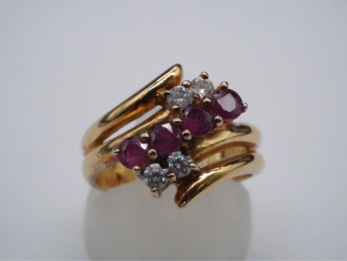 【674】13号 ルビー 指輪 リング アクセサリー TIA拍卖