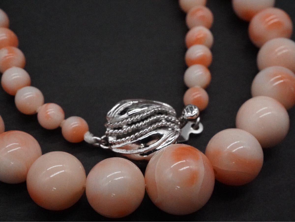 【622】珊瑚 サンゴ さんご コーラル ネックレス 長さ約42cm アクセサリー TIA拍卖