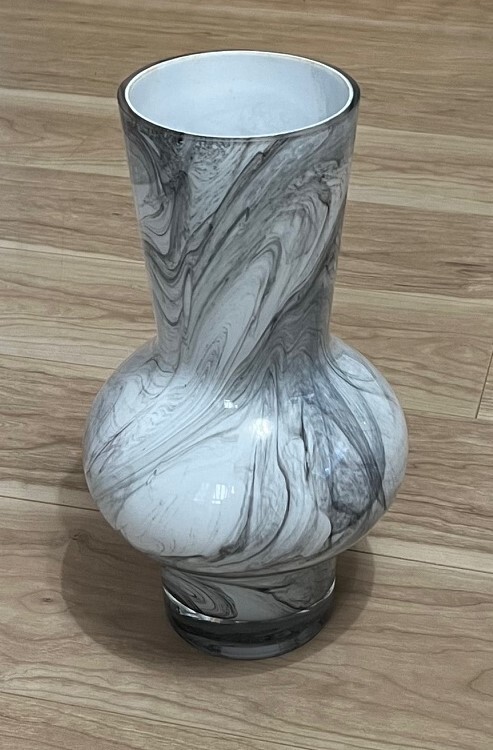 美品 ACTUS アクタス マーブル フラワーベース ガラスベース 花器 花瓶拍卖
