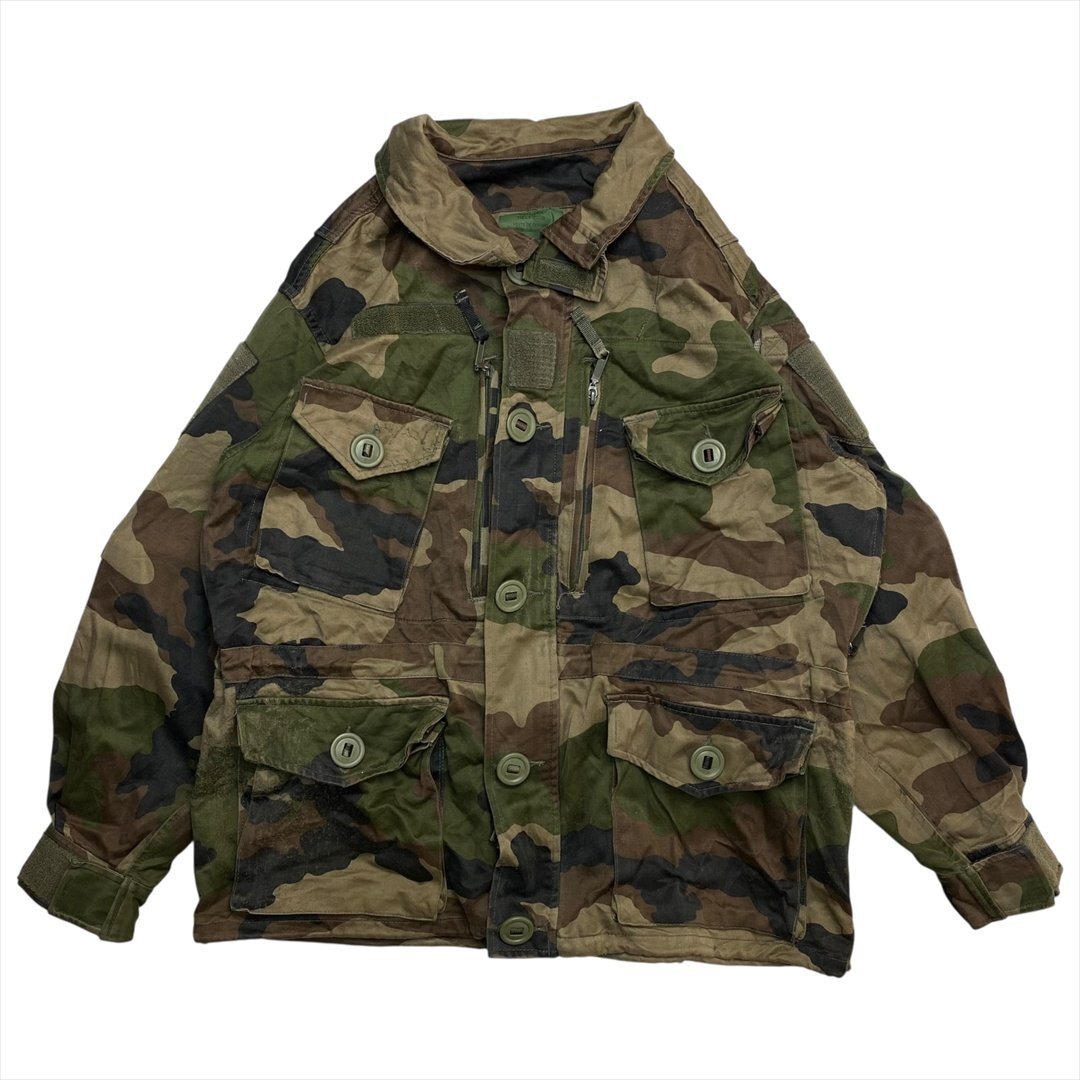 Vintage 00s Military ミリタリー フランス軍 実物 コンバット ジャケット メンズ FREE 迷彩 古着 3C ユーロ ビンテージ ヴィンテージ拍卖