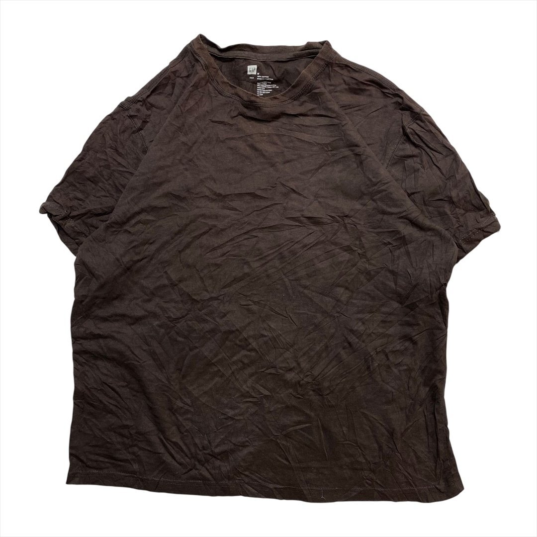 Vintage GAP ギャップ プレーン 無地 Tシャツ 半袖 メンズ M ブラウン 古着 ソリッド ブランク カジュアル ビンテージ ヴィンテージ拍卖