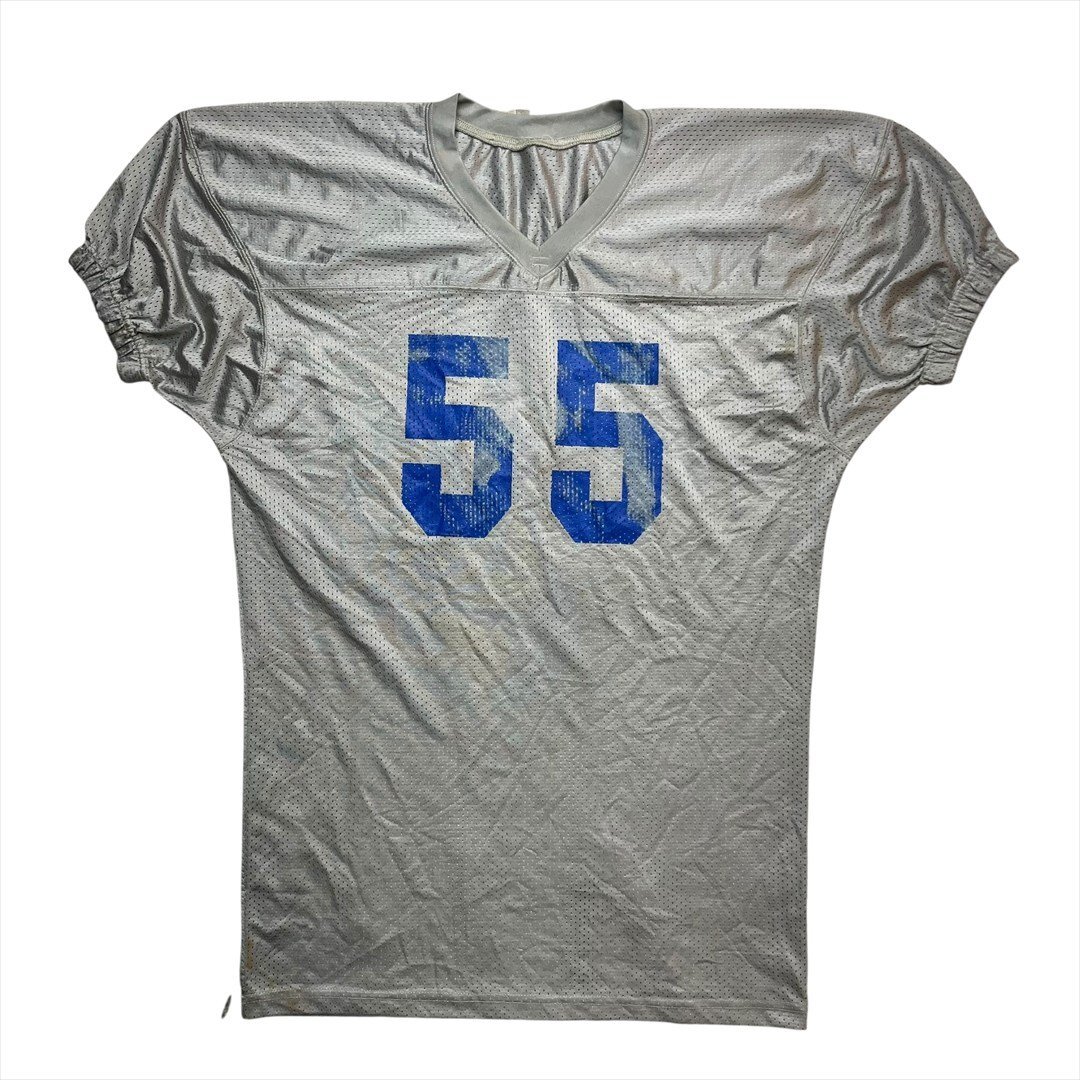 Vintage メッシュ フットボール #55 ジャージ メンズ FREE グレー 古着 90s風 00s風 ストリート スポーツ MIX ビンテージ ヴィンテージ拍卖