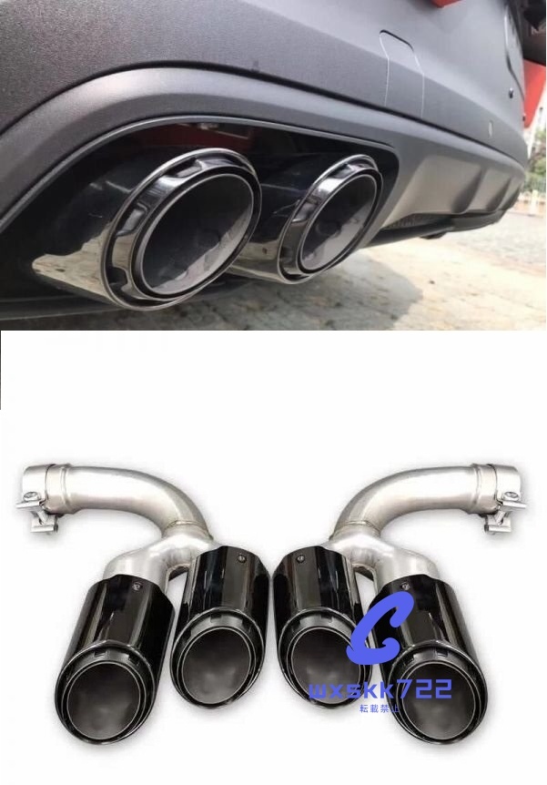 新品未使用 左右2個 ポルシェ カイエン 3.0T  マフラーカッター 2018~拍卖