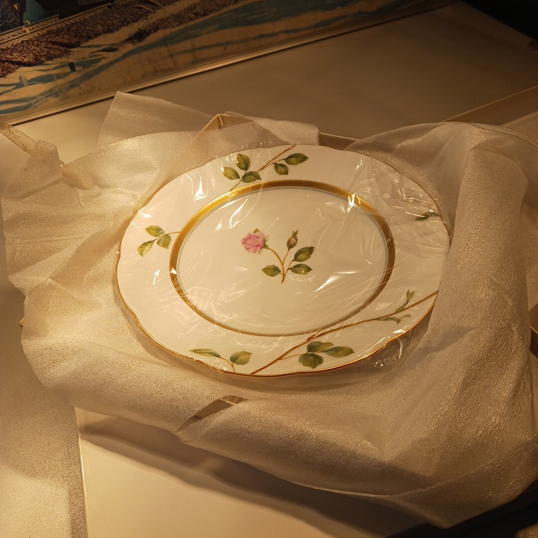 ★2枚セット★未使用★ ナルミ ロージーレーン プレート NARUMI 皿 21.5㎝拍卖