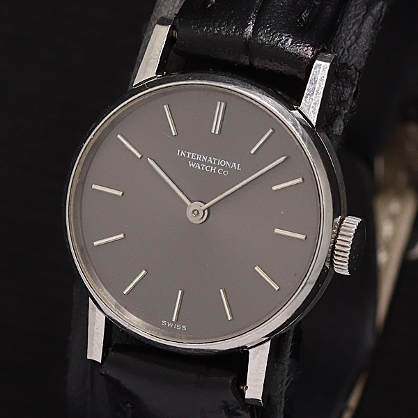 1円 稼働 IWC オールドインター 手巻き グレー文字盤 レディース腕時計 6925100-200 10DIT MST拍卖