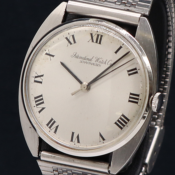 1円 稼働 良品 IWC 手巻き シルバー文字盤 メンズ腕時計 5791500 10BLT KMR拍卖