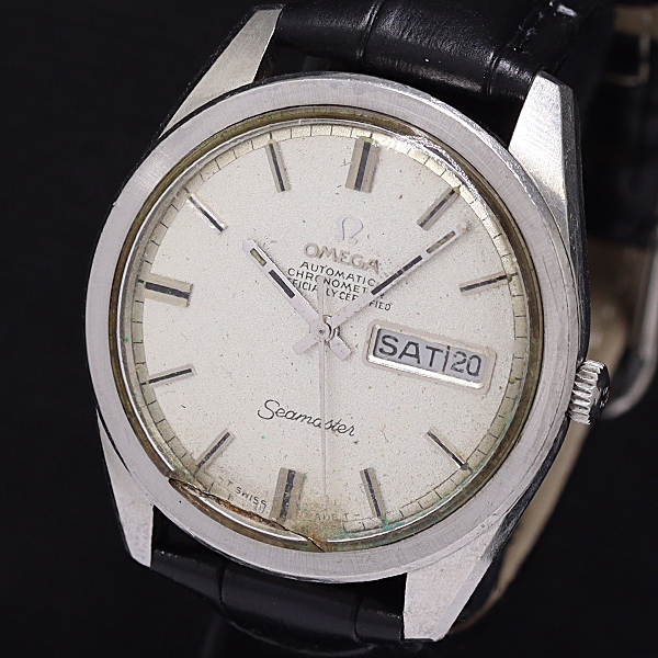 1円 オメガ シーマスター AT/自動巻 シルバー文字盤 メンズ腕時計 0069300 10BJT MST拍卖