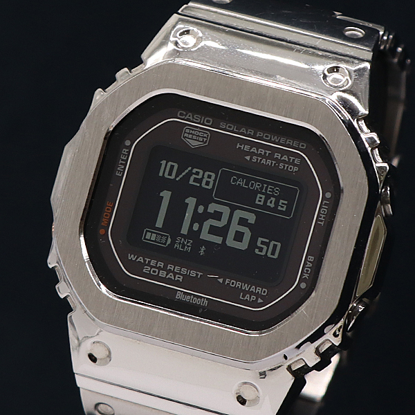 1円 保/箱付 稼働 良品 カシオ Gショック 充電式 デジタル DW-H5600 メンズ腕時計 2908000 10NBG KMR拍卖