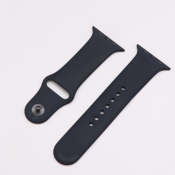 1円 箱付 アップルウォッチ用 ベルト ラバー ネイビーカラー 35mm用 メンズ/レディース腕時計 2908000 10NBG KMR拍卖