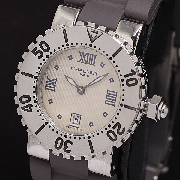 1円 稼働 ショーメ クラスワン 622-12212 QZ ホワイト文字盤 ボーイズ/レディース腕時計 0993300 10APT MST拍卖