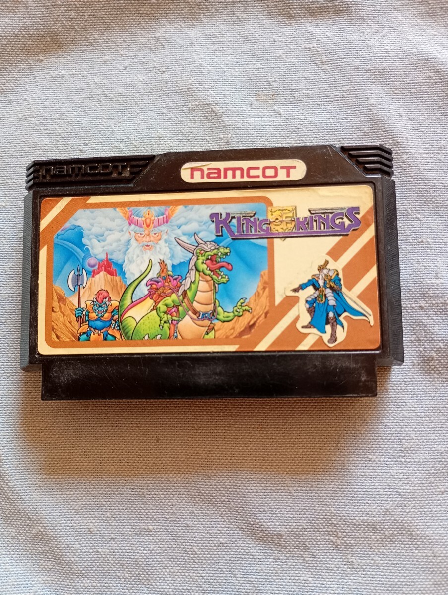 【レア!FCファミコン】ナムコ キング オブ キングス KING OF KINGS 初期動作確認済 送料無料 シミュレーションゲーム 箱、説明書無し拍卖