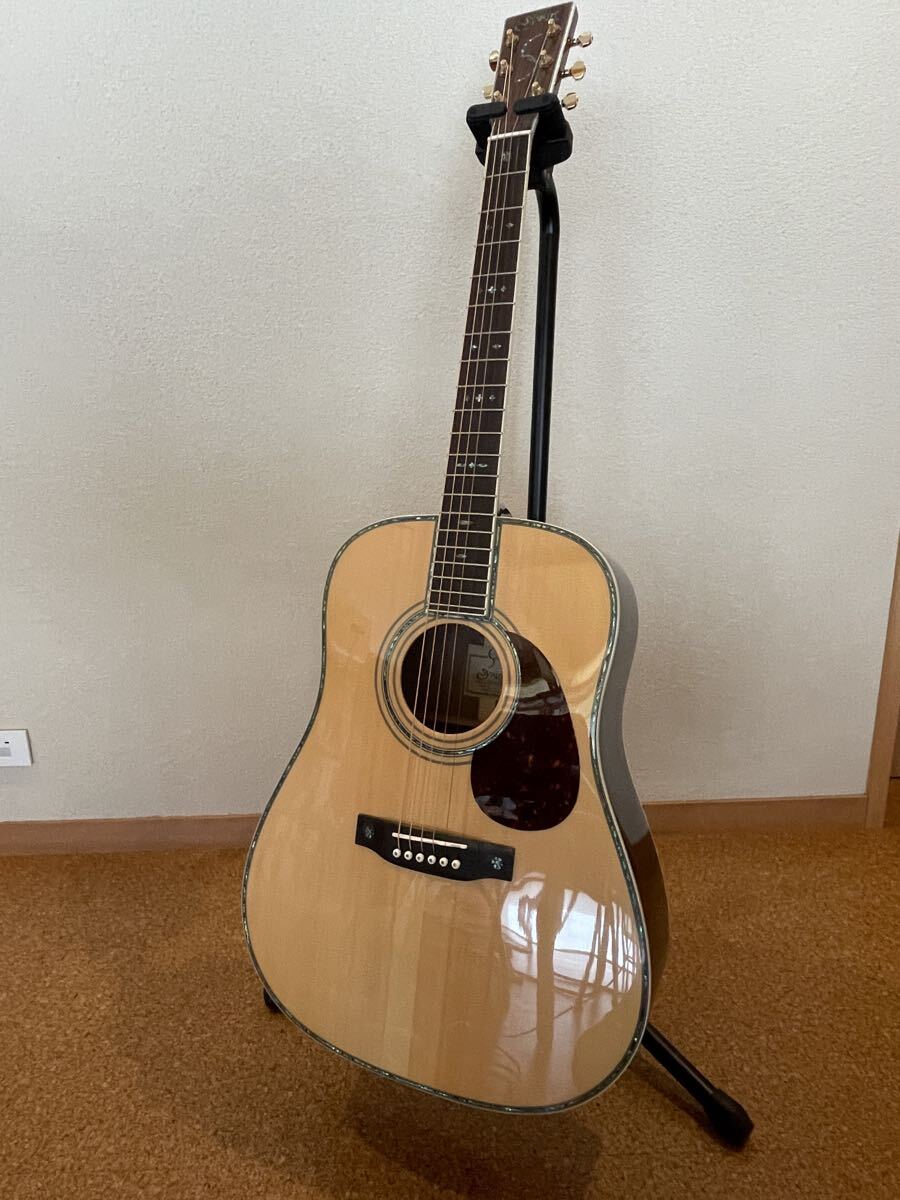 新品同様 S.Yairi アコースティックギター YD-6R/N ソフトケース付き ドレッドノート ヤイリギター拍卖