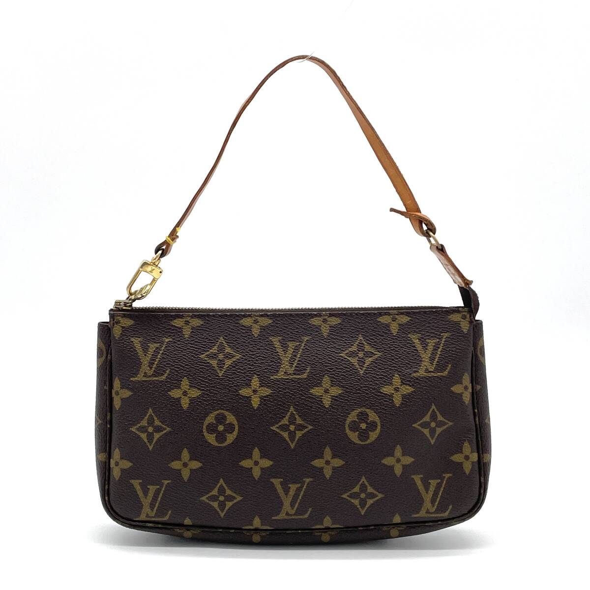 1円 良品 LOUIS VUITTON ルイヴィトン モノグラム ポシェットアクセソワール アクセサリーポーチ ハンドバッグ M51980 AR0958拍卖