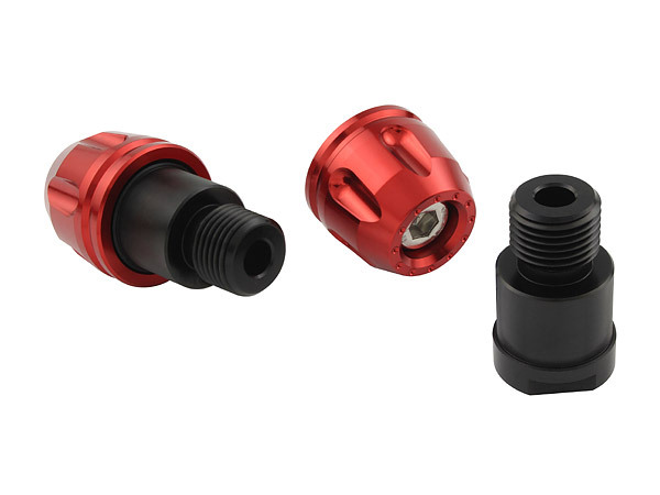 ポッシュフェイス POSH Faith リボルバーエンド ヤマハ純正ハンドルM16タイプ レッド 032089-02拍卖