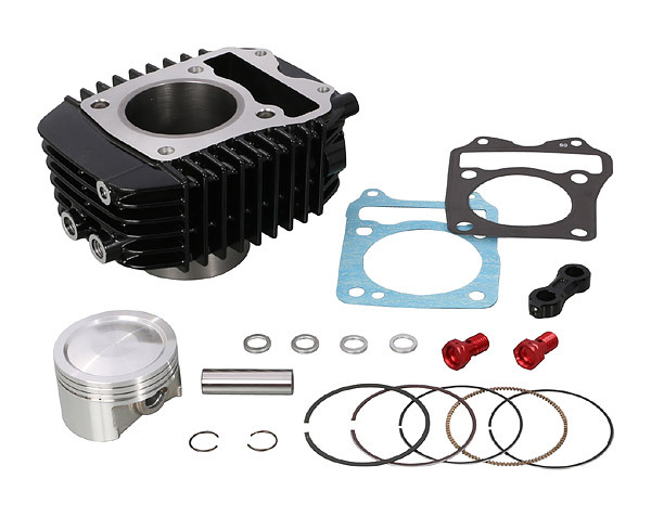 キタコ KITACO グロム / モンキー125 / CT125ハンターカブ用 164cc LIGHT ボアアップKIT ブラックシリンダー 212-1444150拍卖