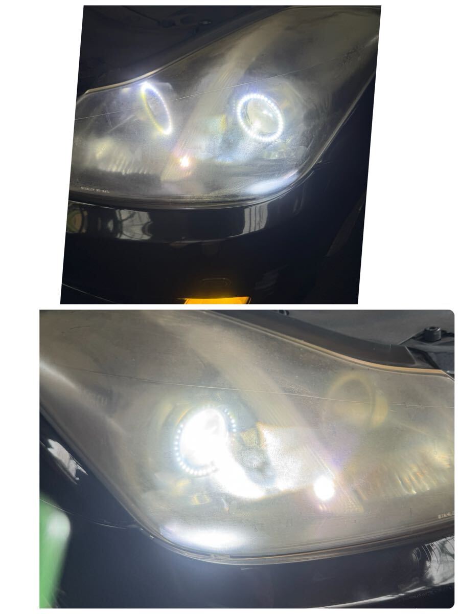 GRS クラウン イカリング ヘッドライト 左右セット HID トヨタ grs202 grs200 ジャンク拍卖