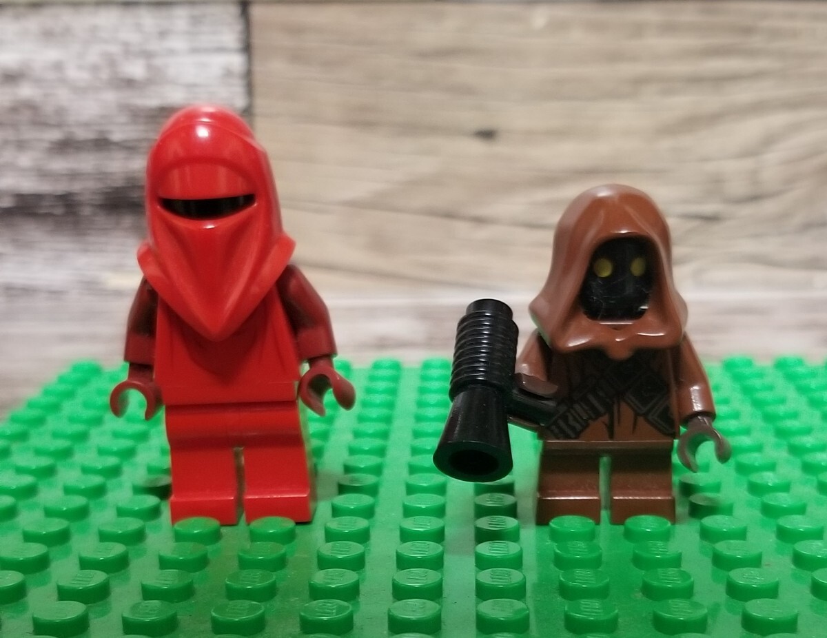 LEGO レゴ ミニフィグ スターウォーズ ロイヤルガード ジャワ JAWA 2体セット 中古品拍卖