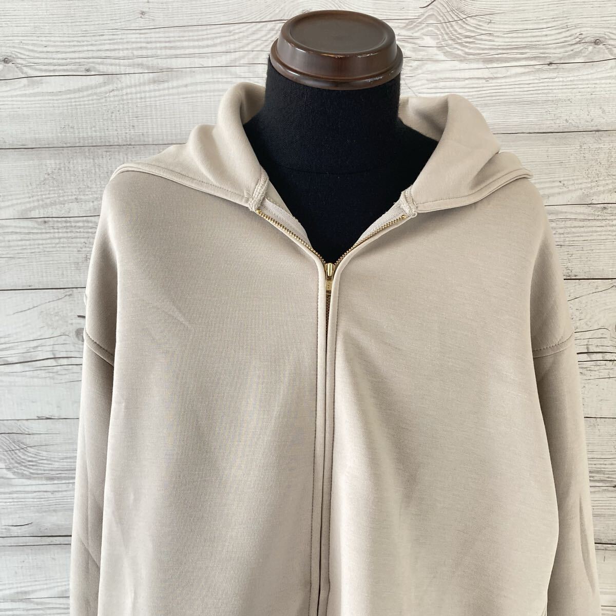 美品 IEDIT イディット パーカー ビッグサイズ 3L レディース 33 ジップアップパーカー フーディー拍卖