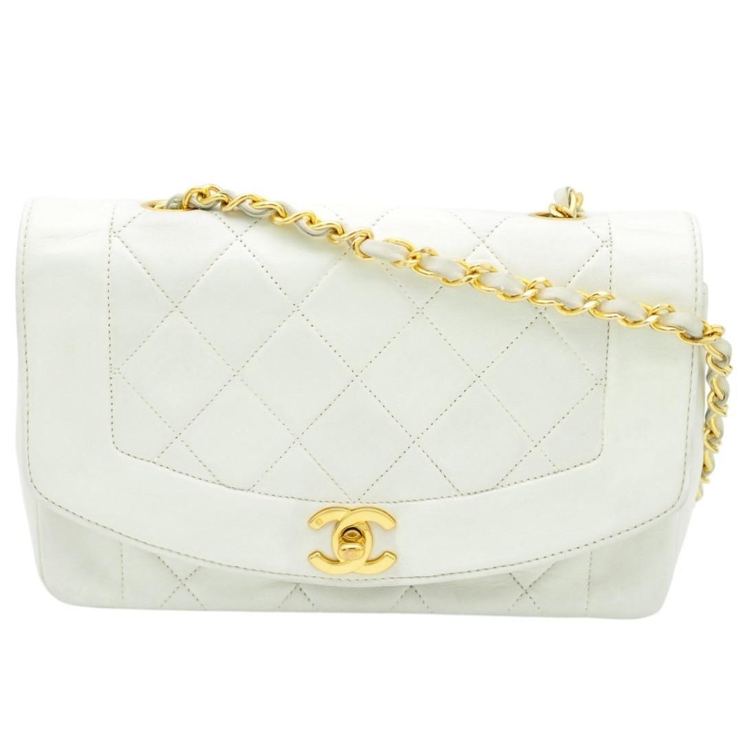 CHANEL ダイアナ フラップ マトラッセ チェーンショルダーバッグ B00043拍卖