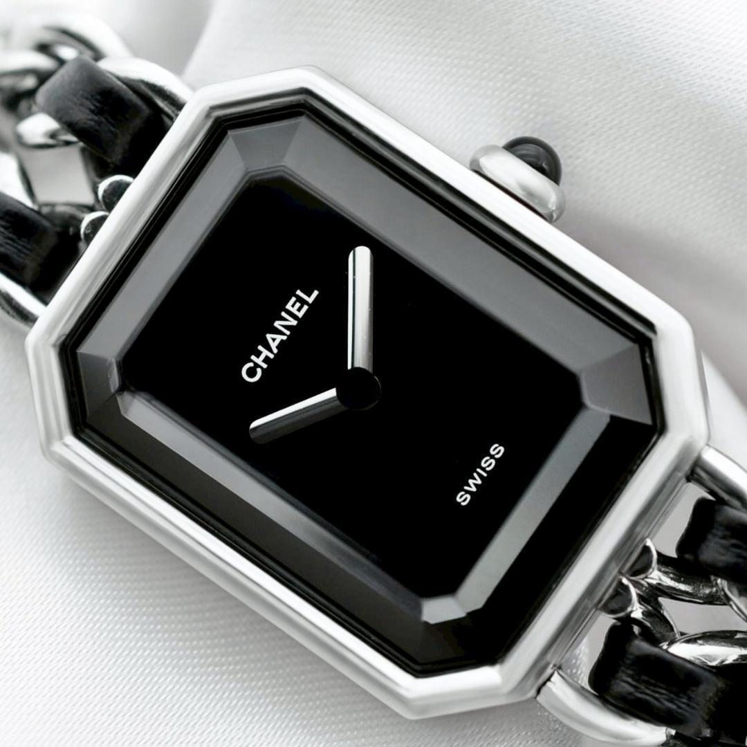 CHANEL 磨き済 プルミエール L クォーツ 時計 T.X.12413 W00033拍卖