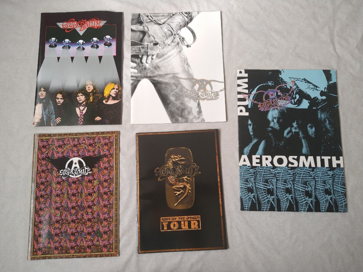 エアロスミス AEROSMITH コンサートプログラム 5冊セット拍卖