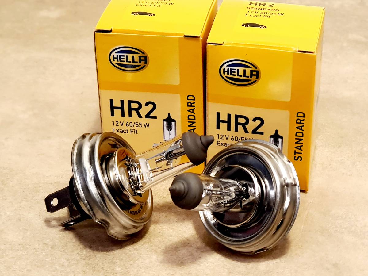 HELLA H4E12V 60/55W 欧州車用 2個セット拍卖